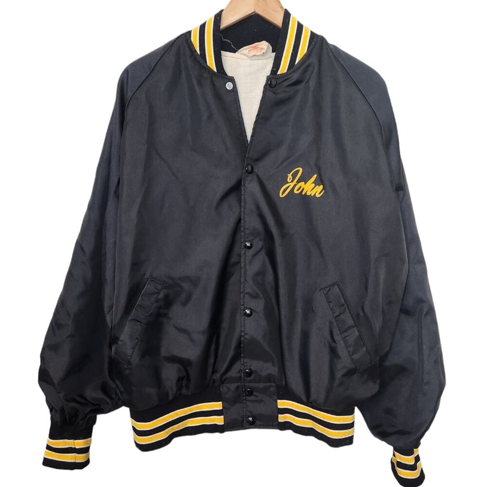 Vintage Bomber Bowling Jacket XL
